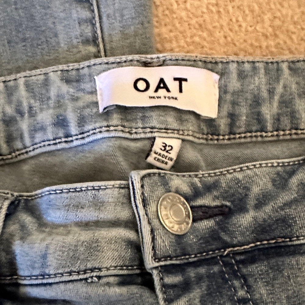 Oat New York Women's Denim Blue Jeggings